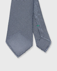 Silk Fino Grenadine Tie in Sky/Navy