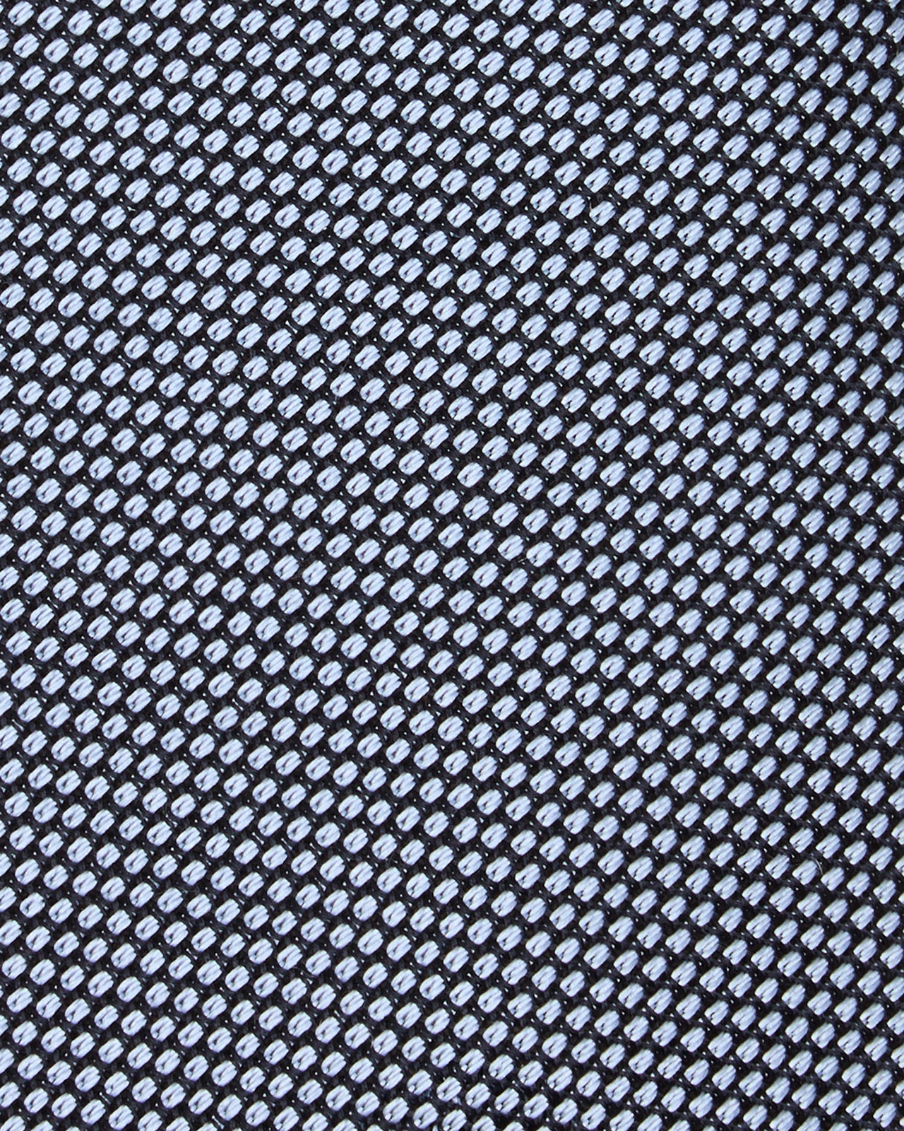 Silk Fino Grenadine Tie in Sky/Navy