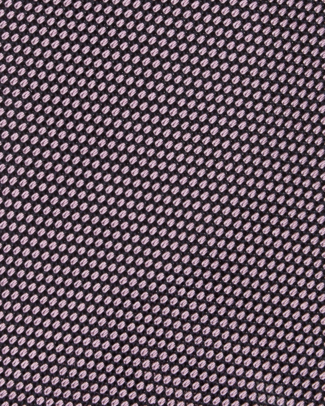 Silk Fino Grenadine Tie in Pink/Navy