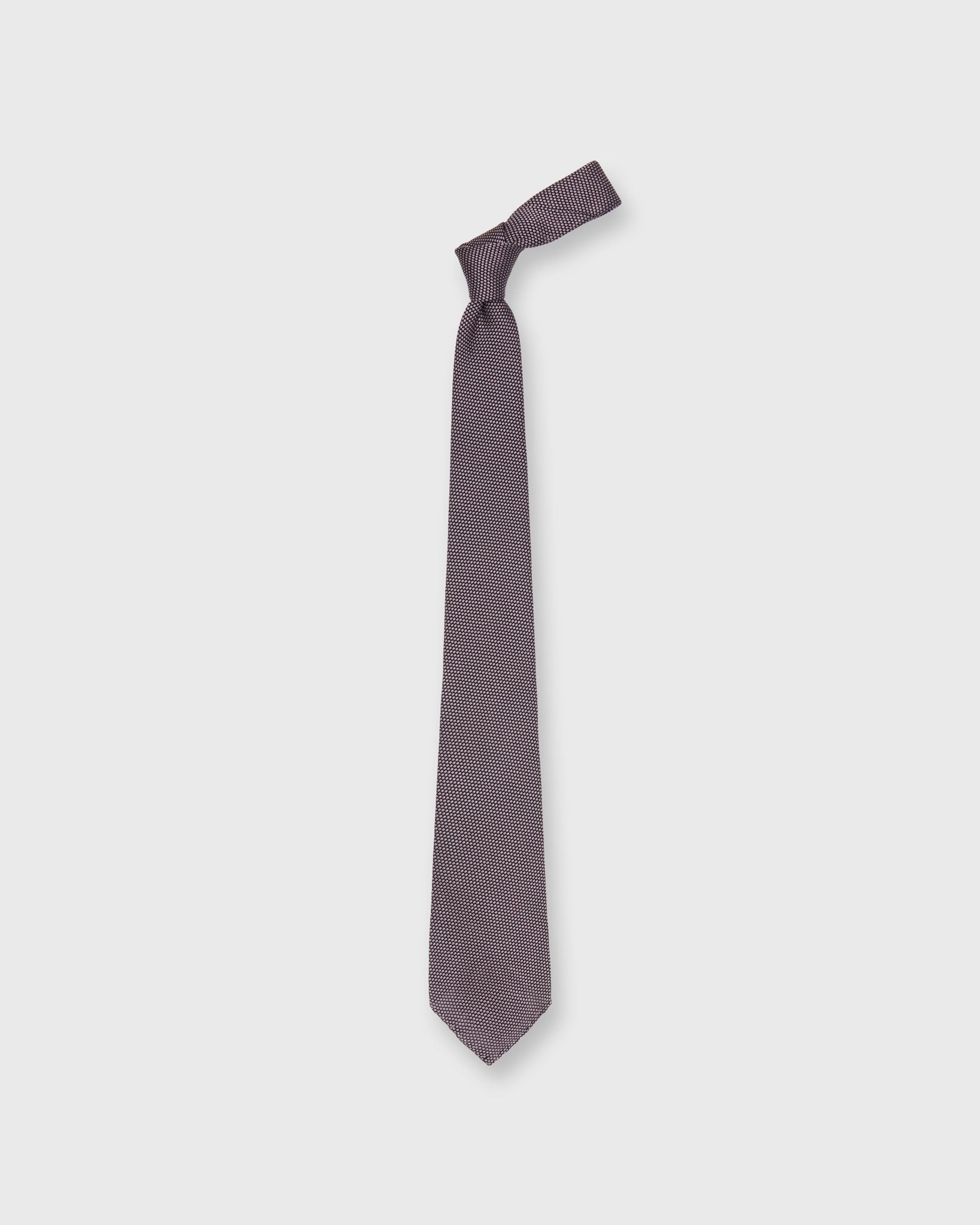 Silk Fino Grenadine Tie in Peri/Navy