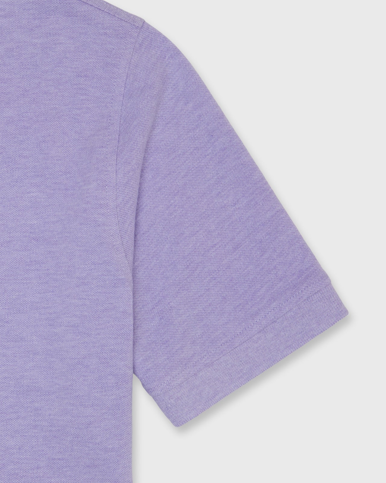 Court Polo in Heather Lavender Pima Pique