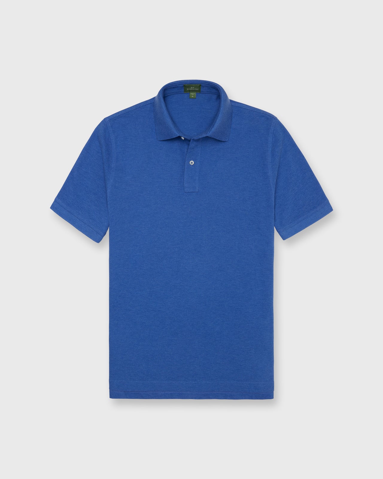 Court Polo in Heather Lapis Pima Pique