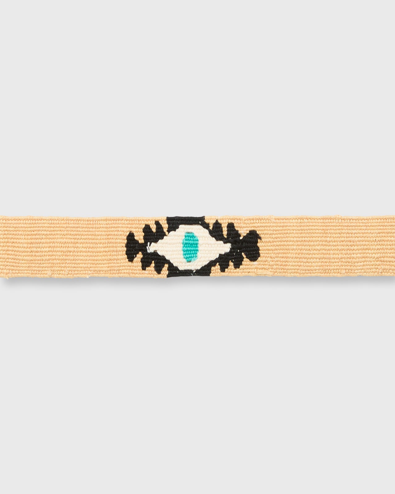 Hand-Loomed D-Ring Belt in Maize Tribal