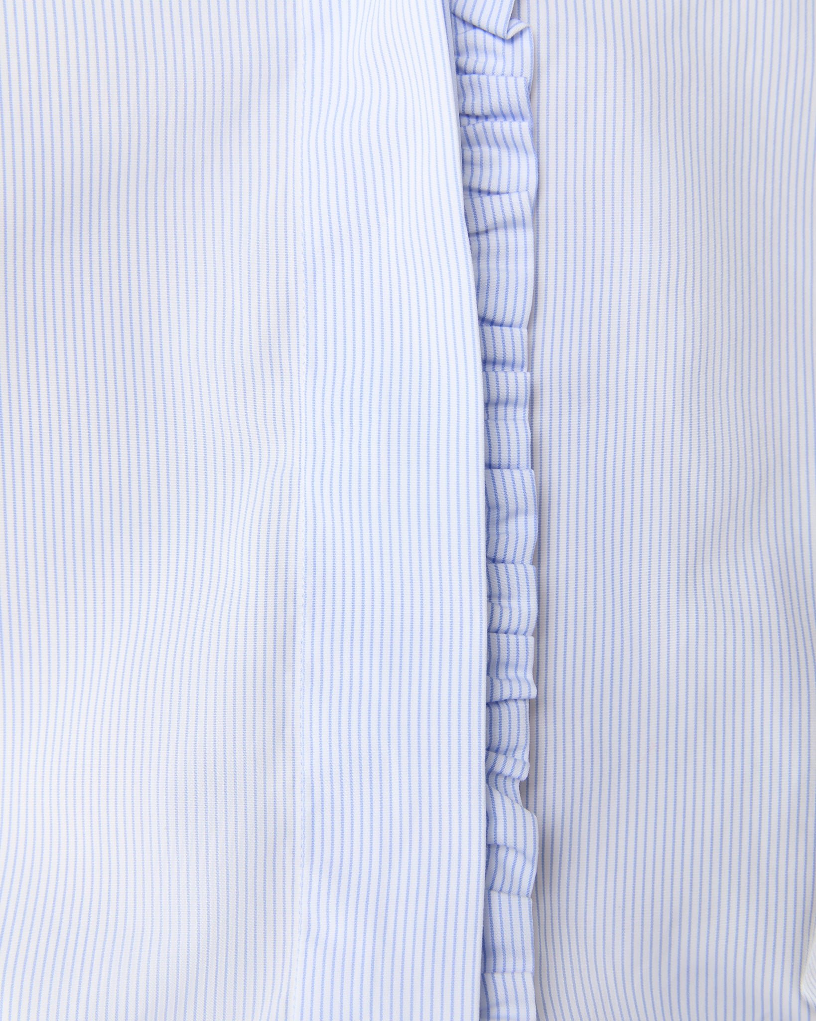Julie Shirt in Sky Pencil Stripe Poplin