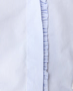 Load image into Gallery viewer, Julie Shirt in Sky Pencil Stripe Poplin
