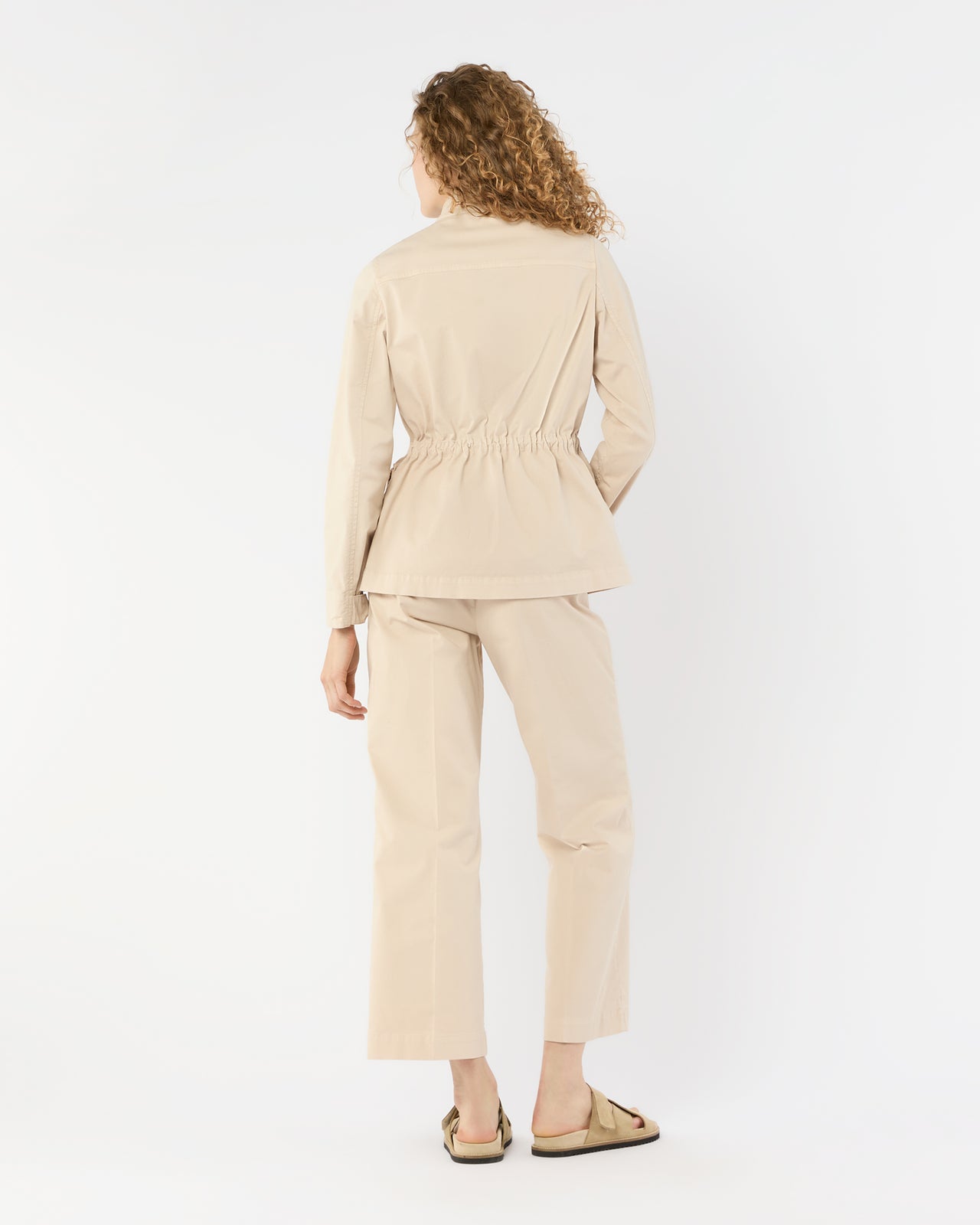 M65 Jacket in Sand Stretch Twill