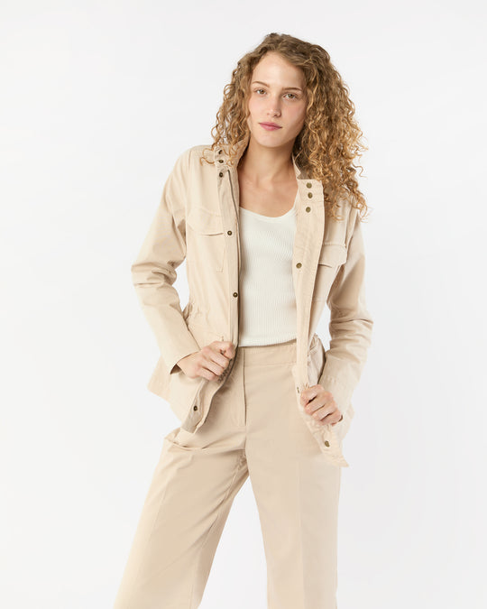 M65 Jacket in Sand Stretch Twill