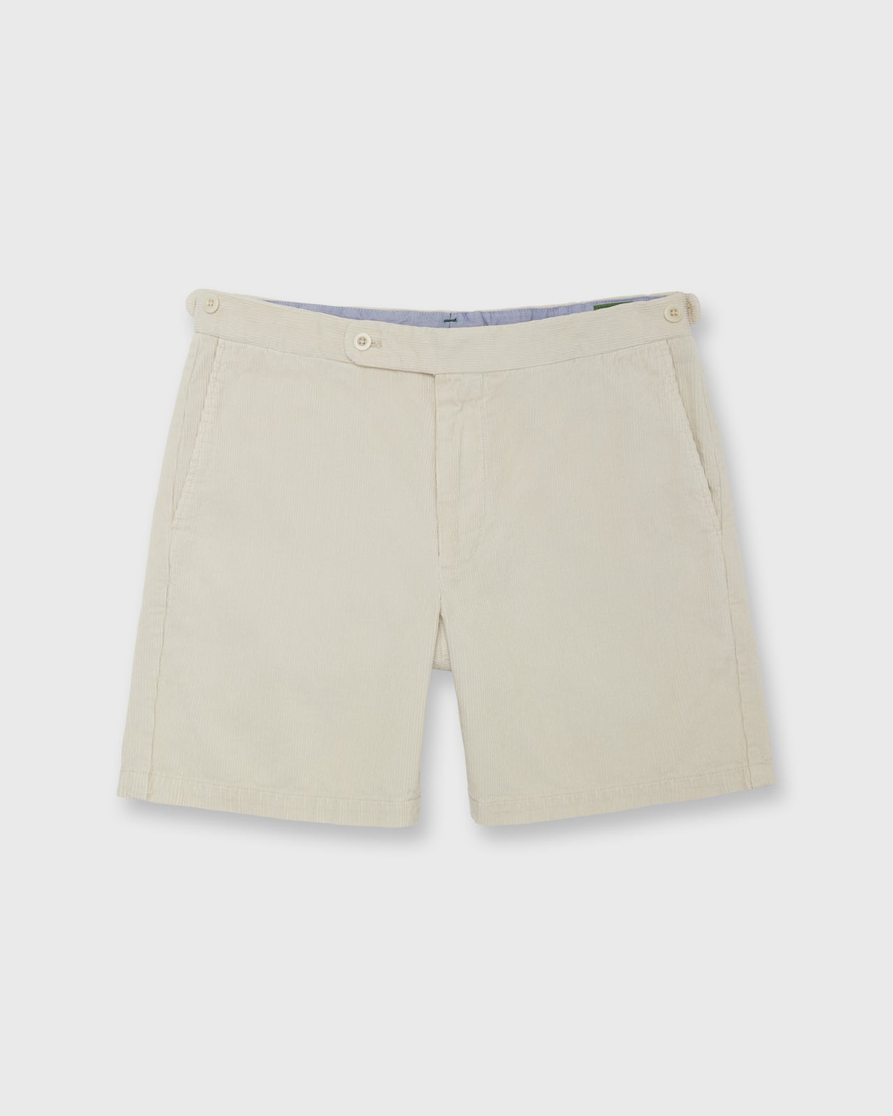 Side-Tab Field Short in Bone Garment-Dyed Corduroy | Shop Sid Mashburn