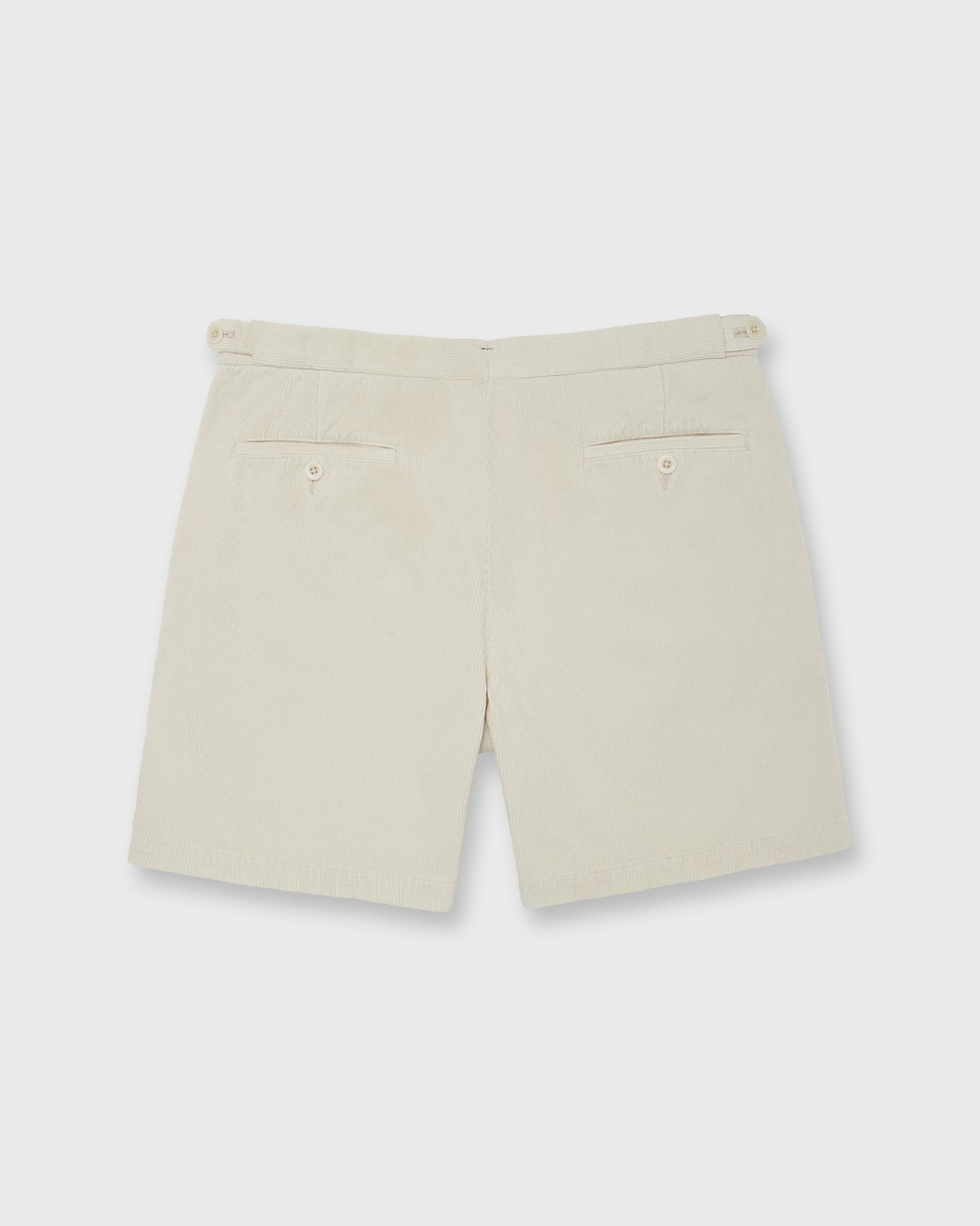 Side-Tab Field Short in Bone Garment-Dyed Corduroy
