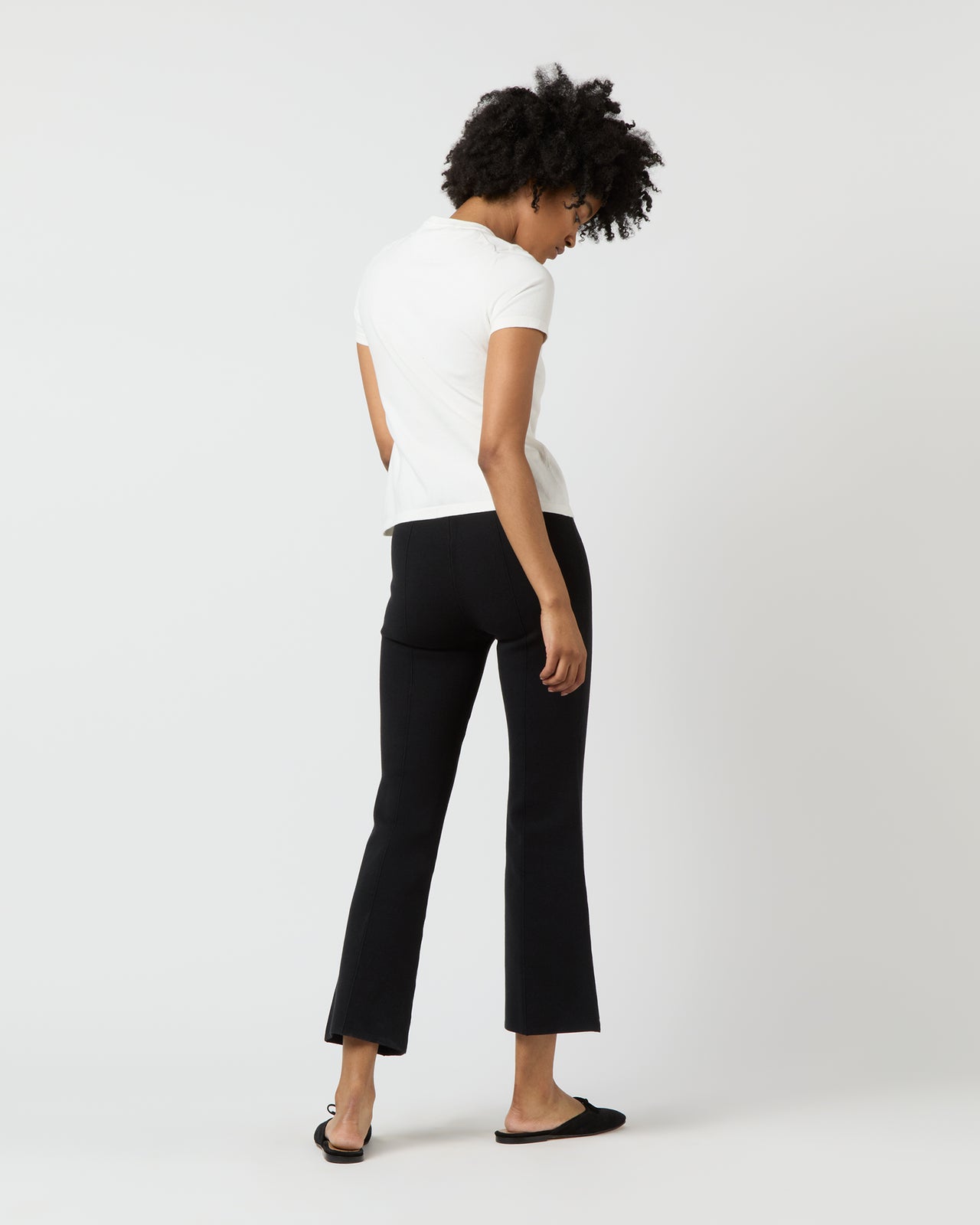 Lee Tee in Chalk Cotton