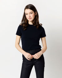 Lee Tee in Navy Cotton