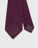 Load image into Gallery viewer, Silk Fino Grenadine Tie in Berry/Navy
