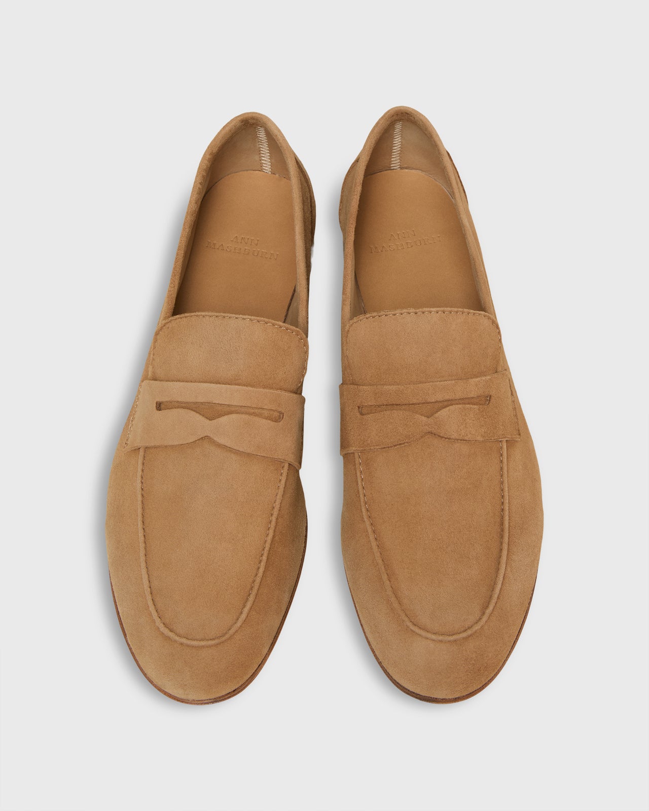 Mia Loafer in Camel Suede