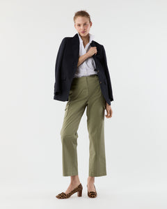 Cargo Pant in Sage Stretch Twill