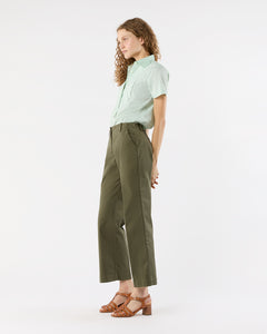 Abby Shirt in Leaf Chambray