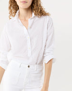 Load image into Gallery viewer, Tomboy Popover Shirt in White Swiss Dot
