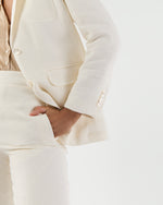 Load image into Gallery viewer, Hutton Pant in White Linen
