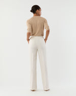 Load image into Gallery viewer, Hutton Pant in White Linen
