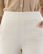 Load image into Gallery viewer, Hutton Pant in White Linen
