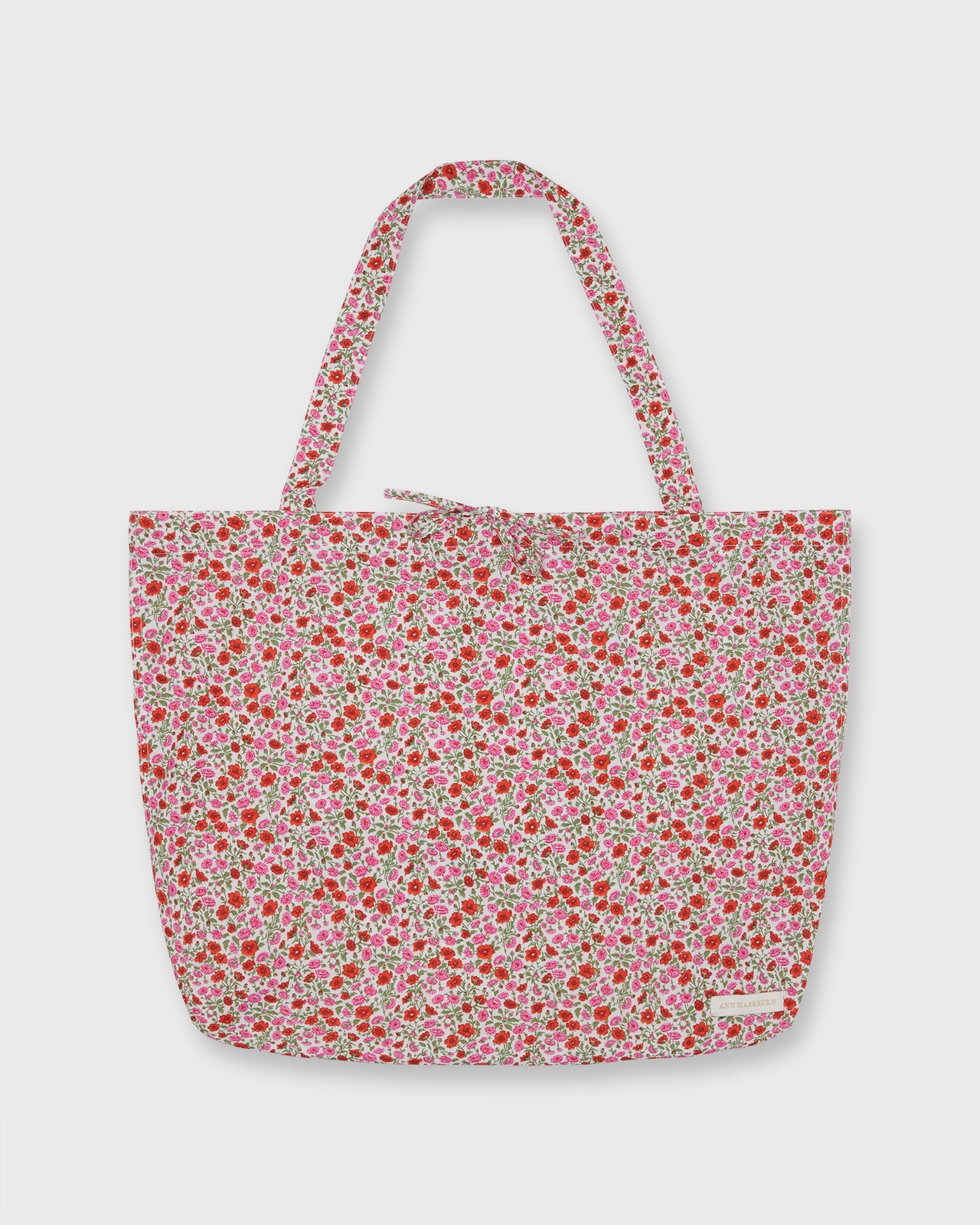 Reusable Tote Bag in Pink/Multi Freya Daisy Liberty Fabric