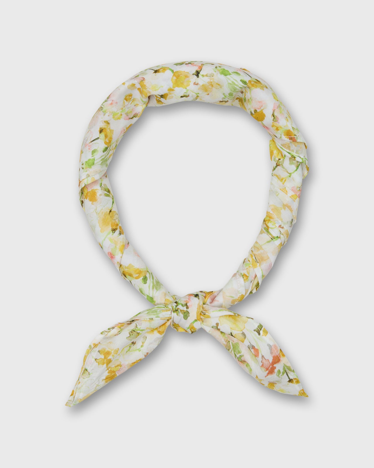 Anyway Scarf in Yellow/Multi Inky Fields Liberty Fabric