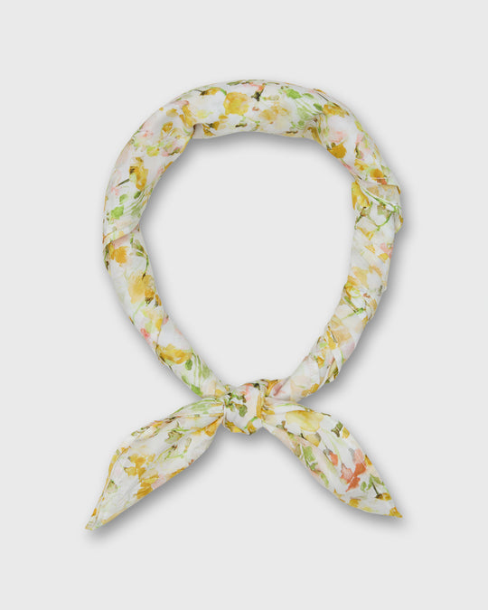 Anyway Scarf in Yellow/Multi Inky Fields Liberty Fabric