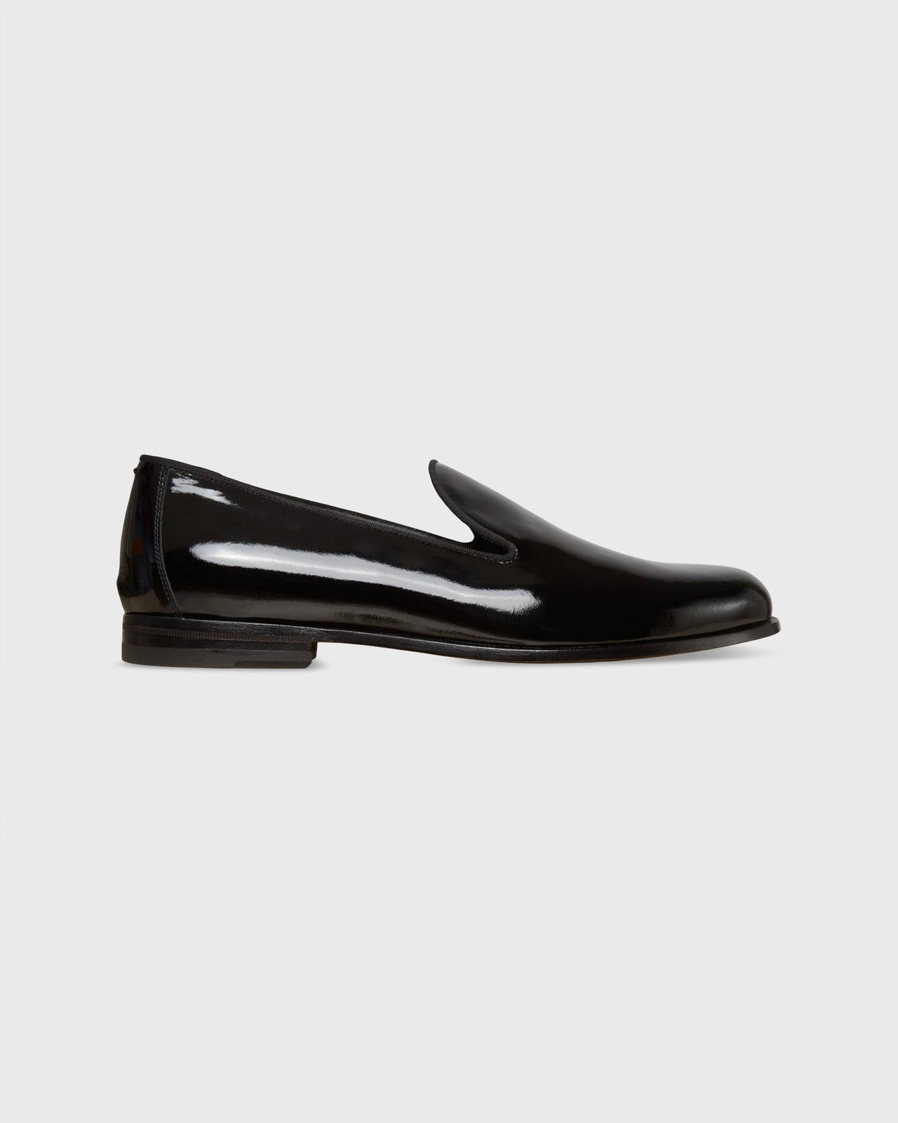Formal Slipper in Black Patent Leather