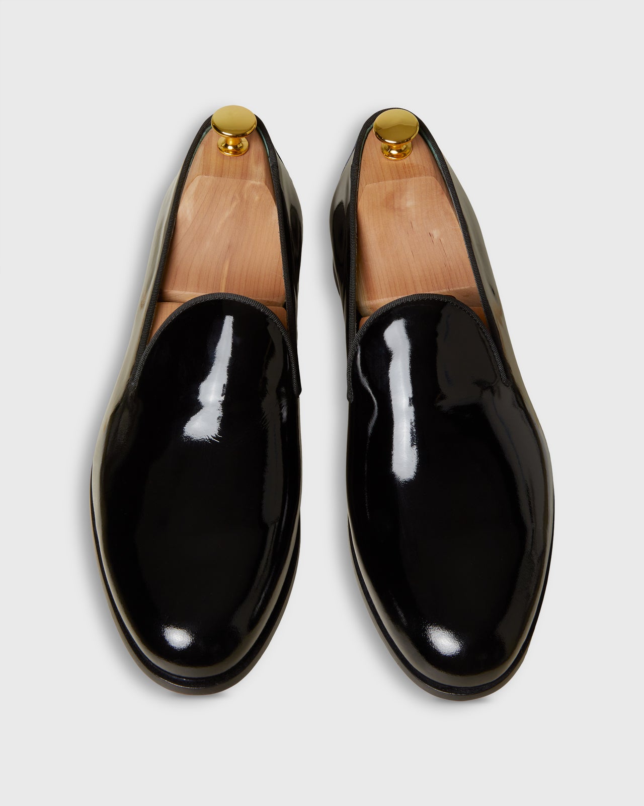 Formal Slipper in Black Patent Leather