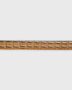 1 3/8" Hornback Crocodile Belt in Cognac