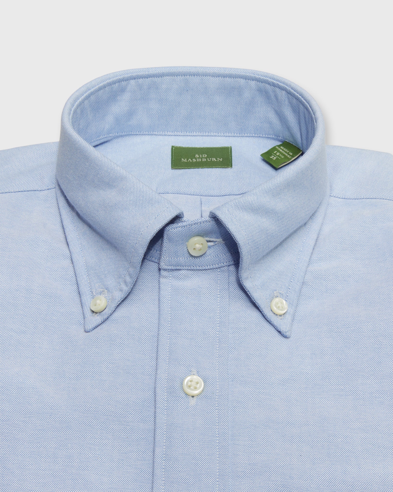 Button-Down Dress Shirt in Blue Oxford | Shop Sid Mashburn