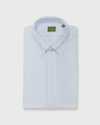 Button-Down Dress Shirt in Blue University Stripe Oxford