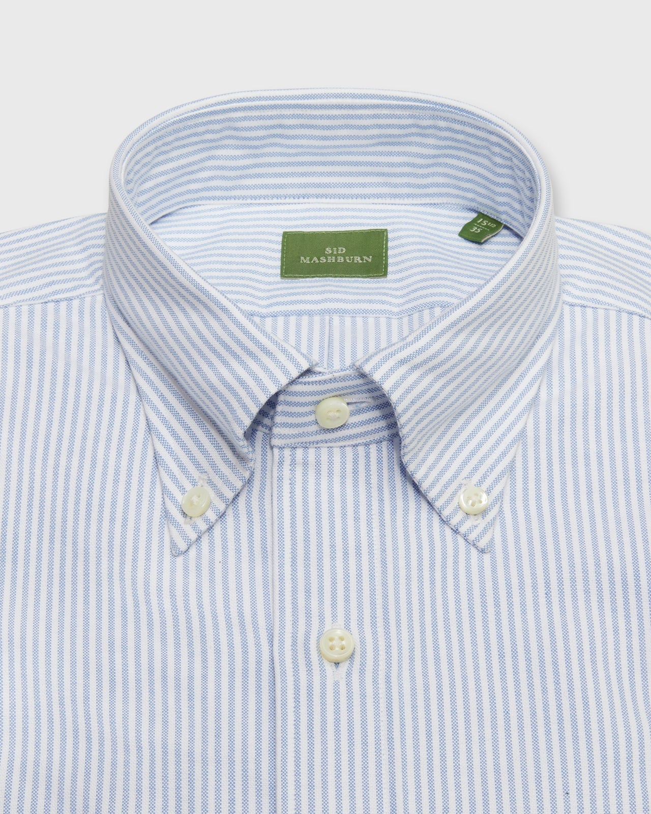 Button-Down Dress Shirt in Blue University Stripe Oxford