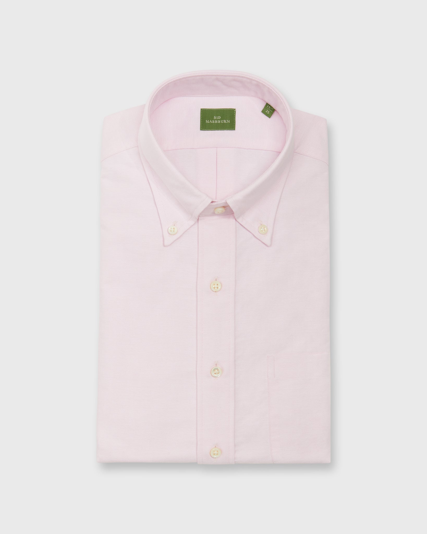 Button-Down Dress Shirt in Light Pink Oxford
