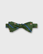 Load image into Gallery viewer, Silk Bow Tie in Hedge Heraldic Crest Stripe
