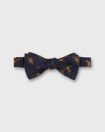 Load image into Gallery viewer, Silk Bow Tie in Navy Duck
