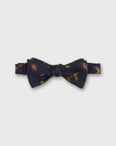 Silk Bow Tie in Navy Duck