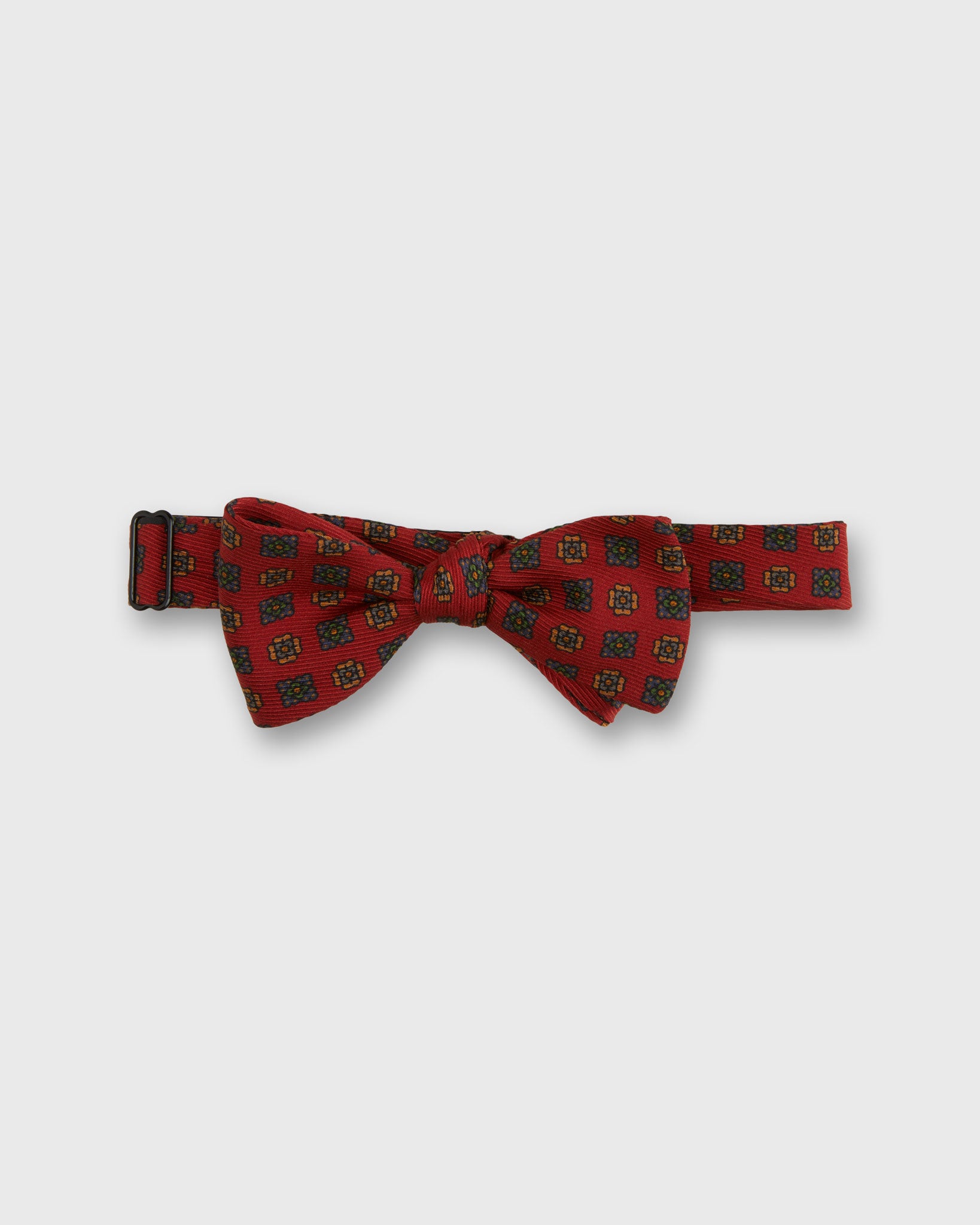 Silk Bow Tie in Brick Alexander Foulard