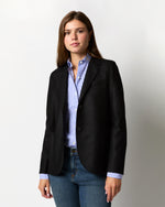 Load image into Gallery viewer, Stand Up Collar Blazer in Black
