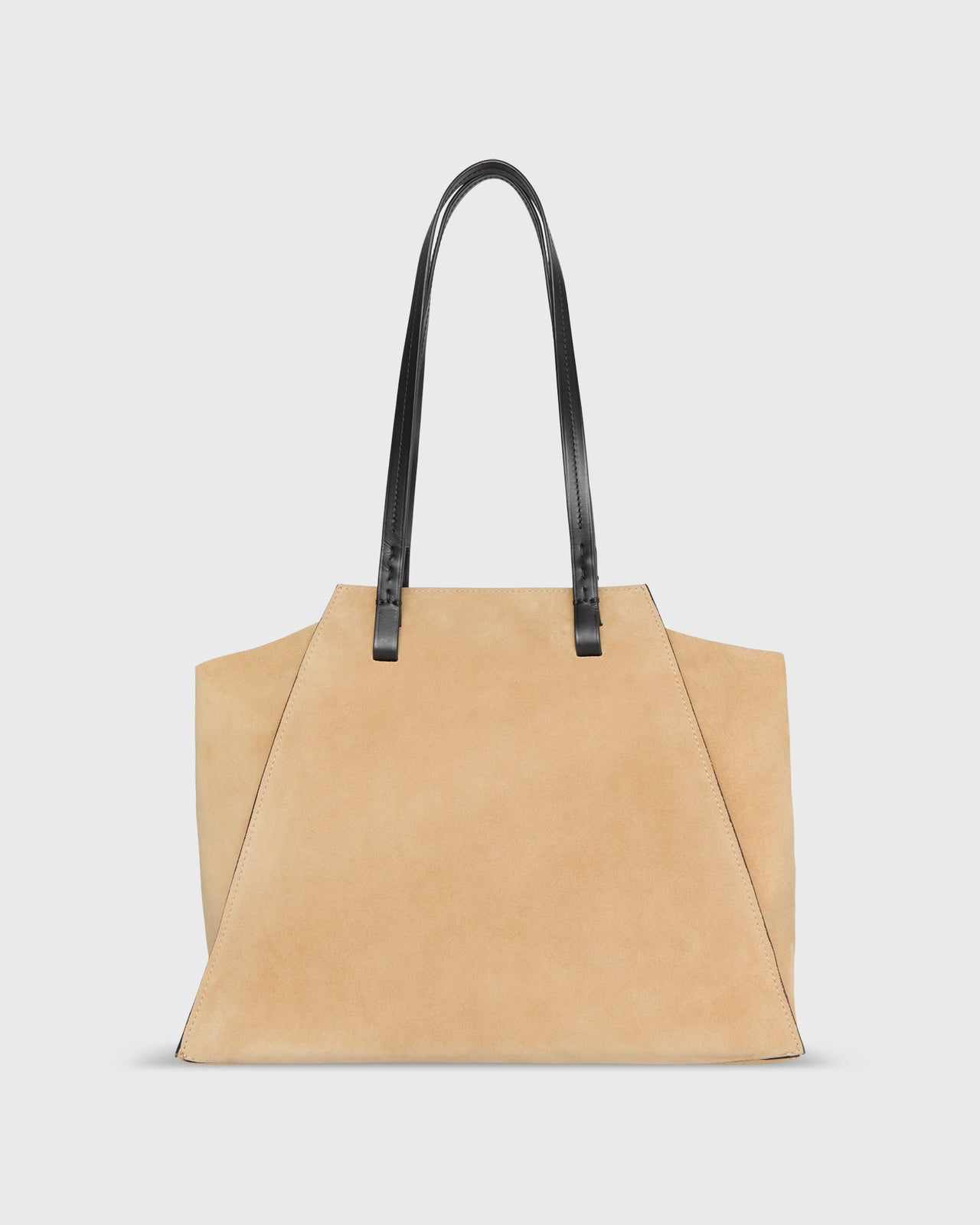 Evie Tote in Camel Suede