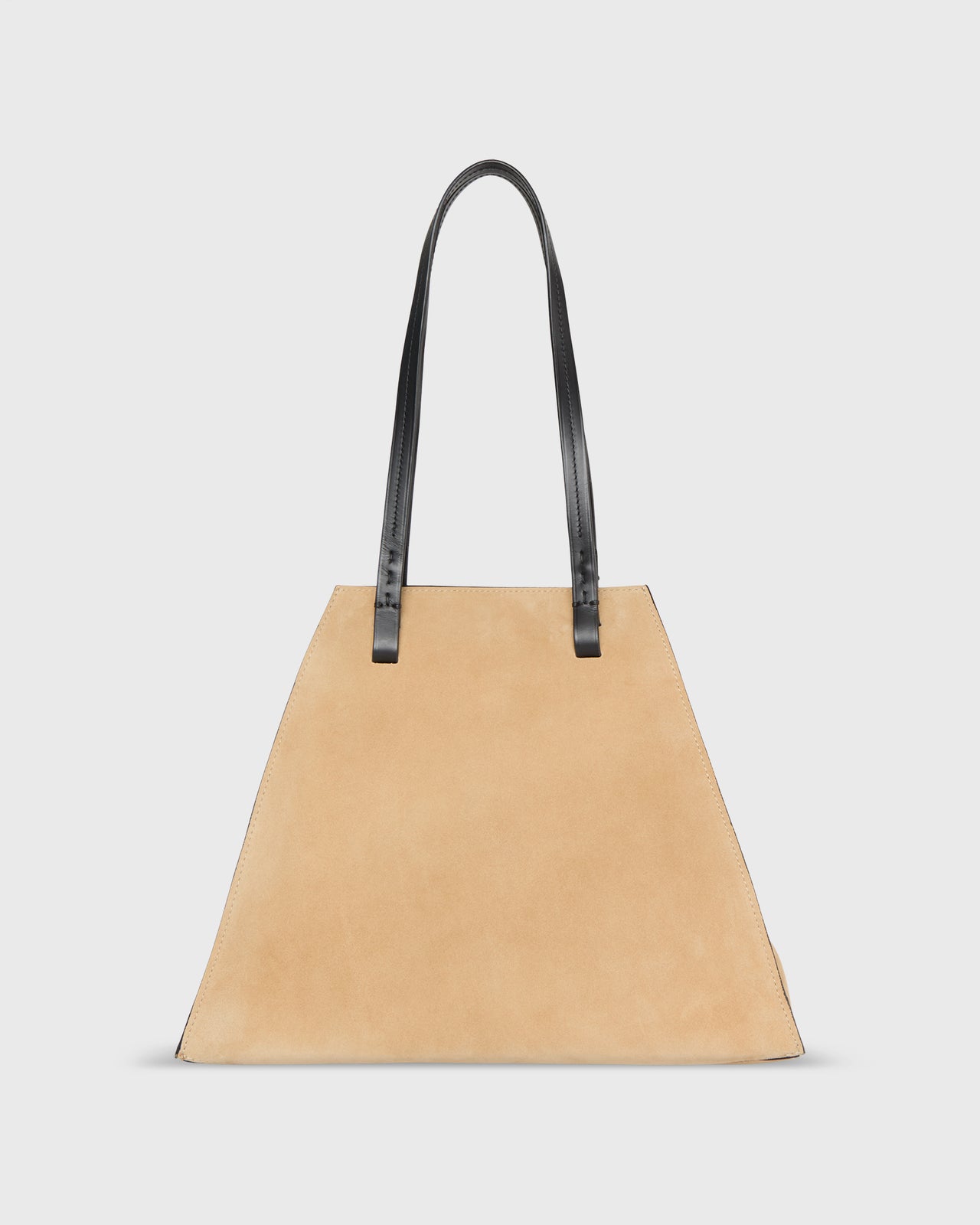 Evie Tote in Camel Suede