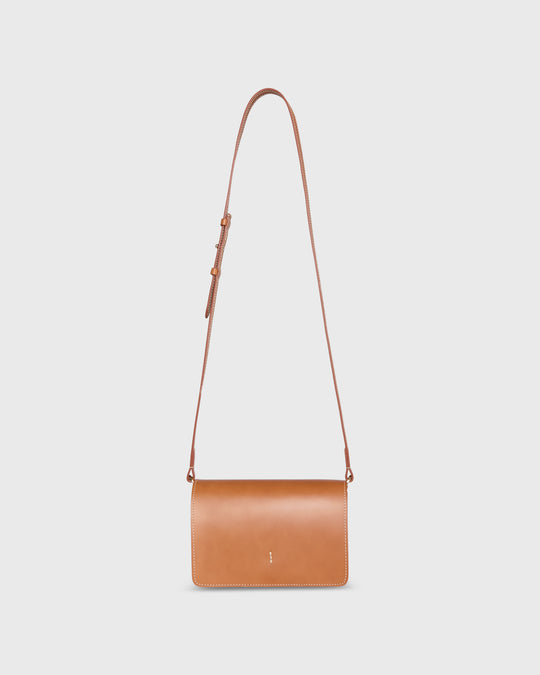 Josie Crossbody Bag in Natural Leather