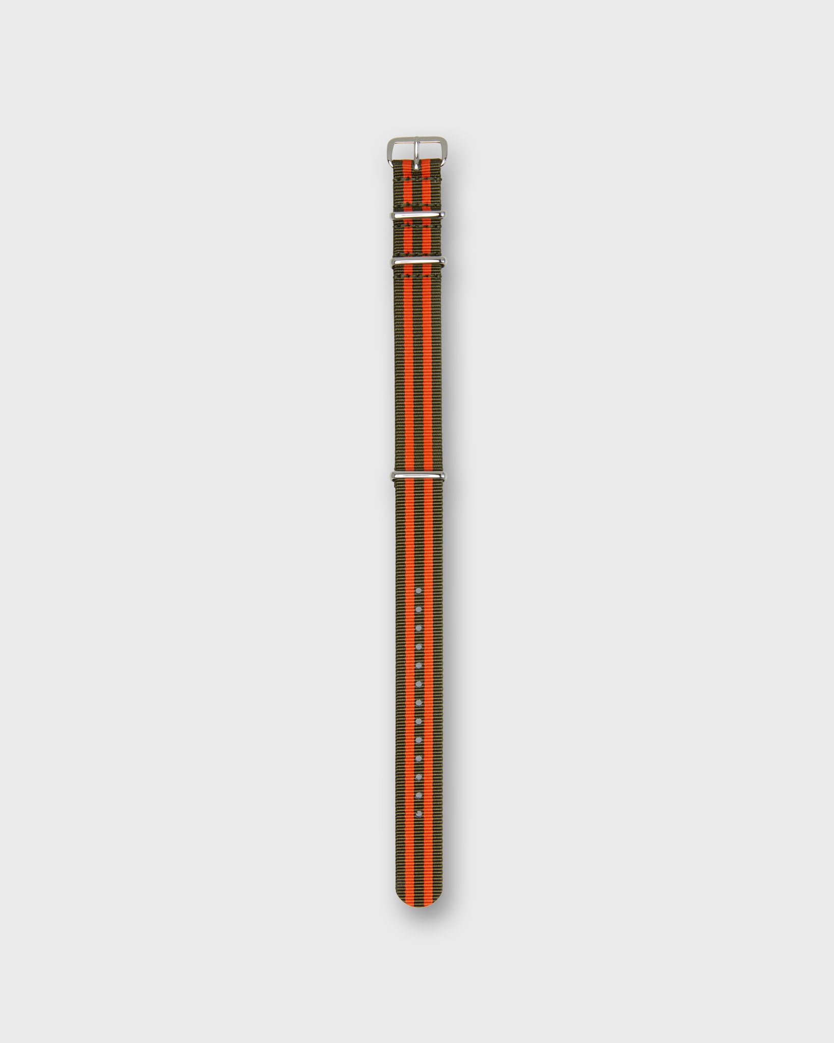 Nato Watch Strap in Olive/Orange Stripe