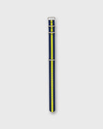 Load image into Gallery viewer, Nato Watch Strap in Blue/Yellow Stripe
