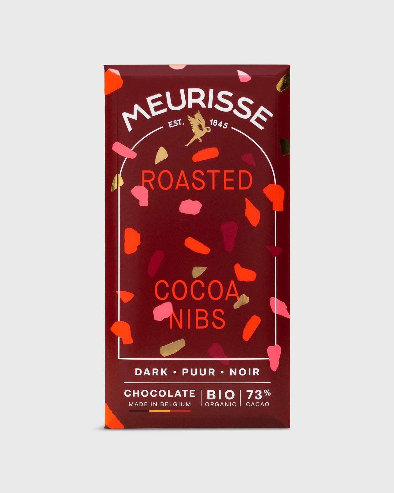 Dark Chocolate in Cocoa Nibs