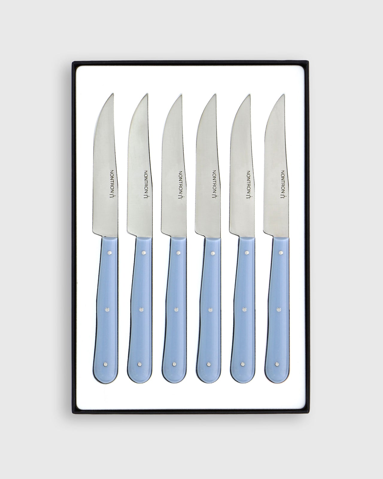 Steak Knives (Set of 6) in Acrylic Sky Blue