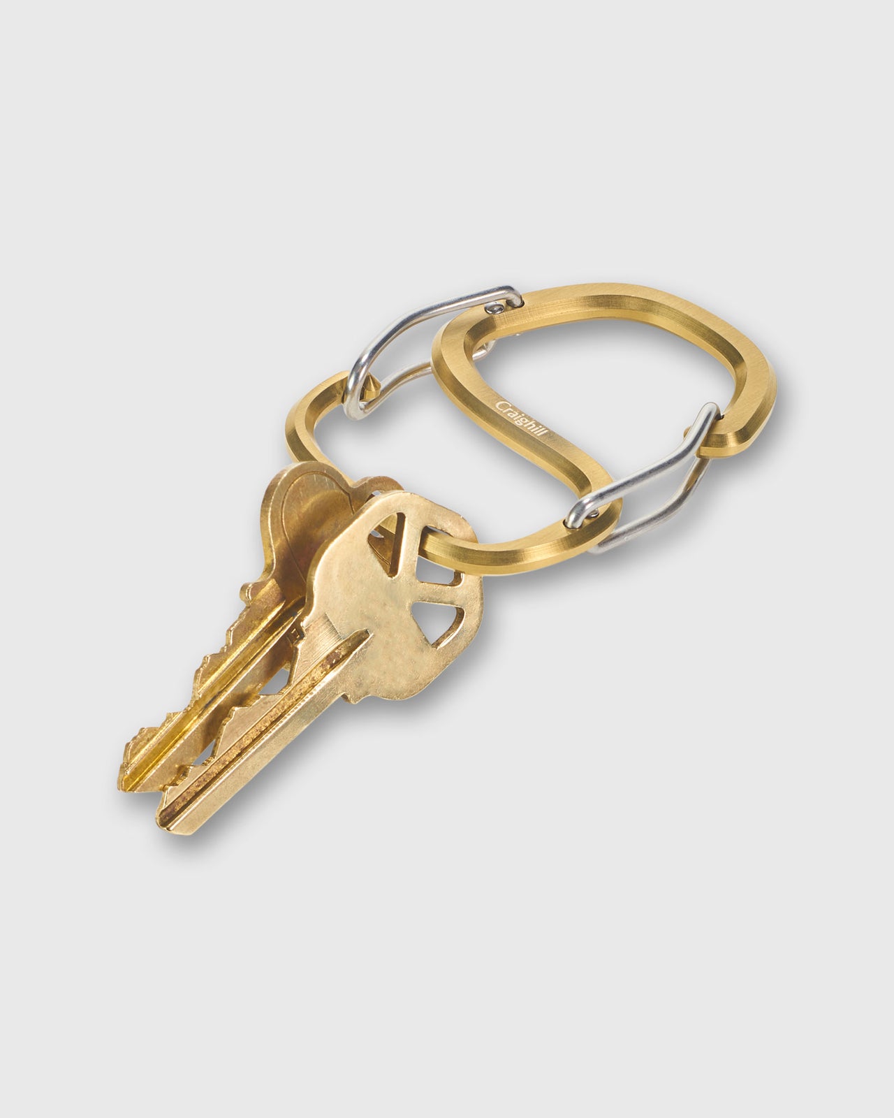 Coachwhip Carabiner in Brass