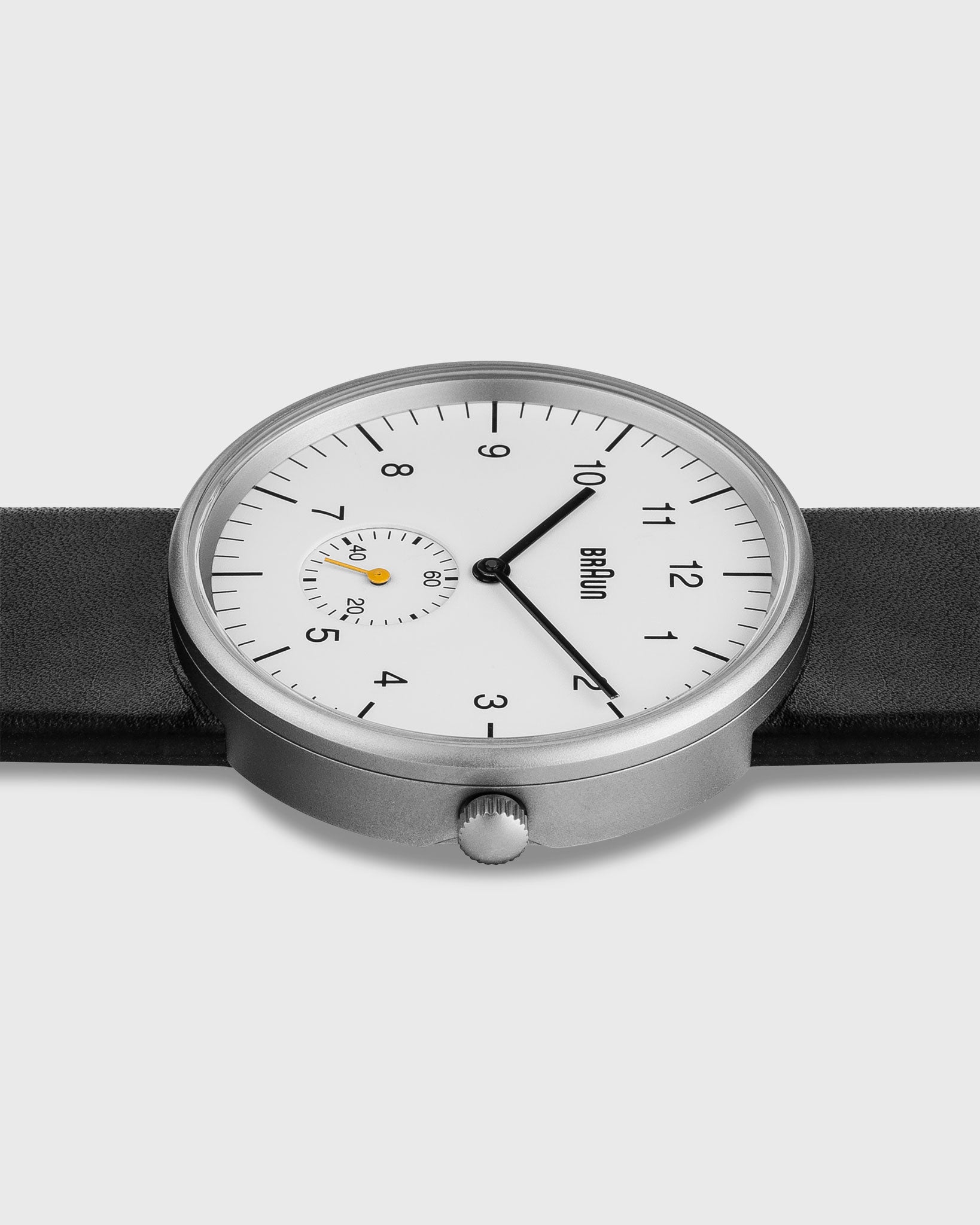 Analog Watch in White/Black