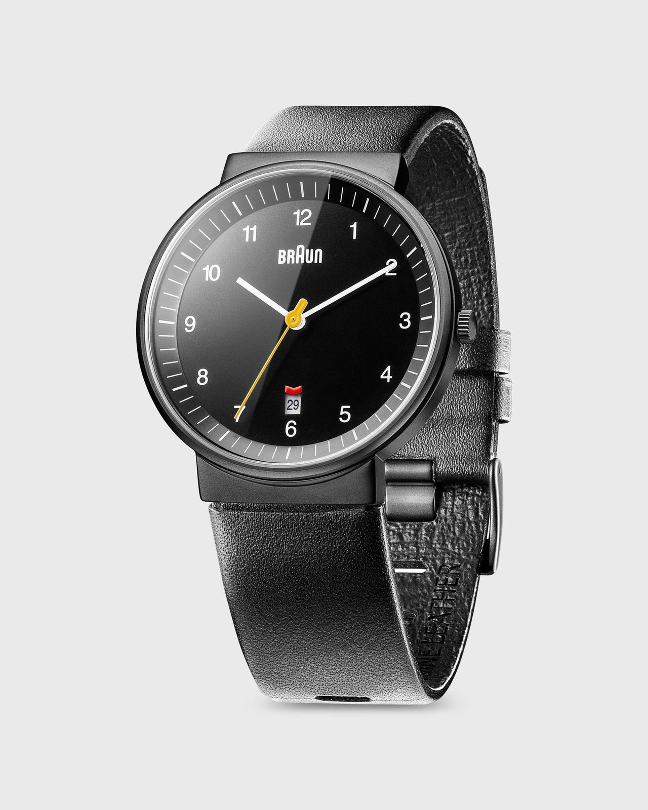 Analog Watch in Black/Black
