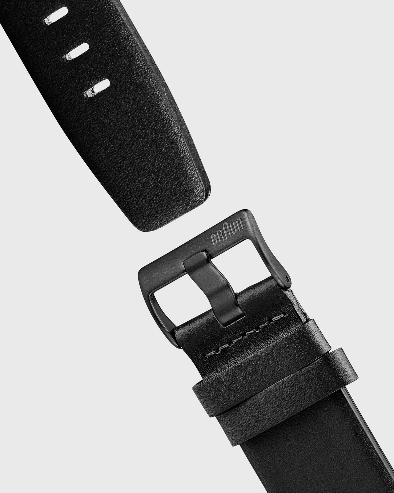 Analog Watch in Black/Black