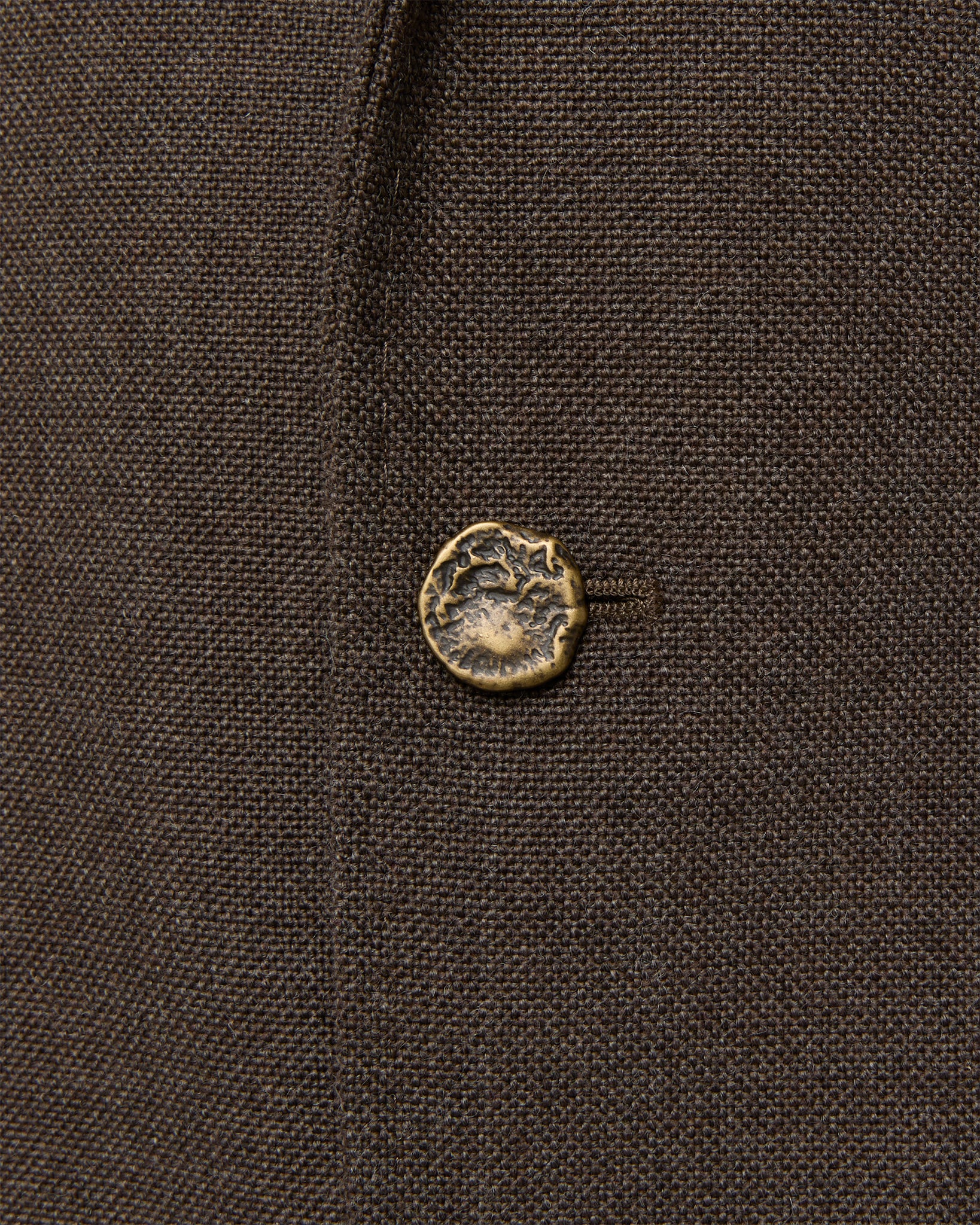 Ghost Blazer in Char Brown Country Cloth